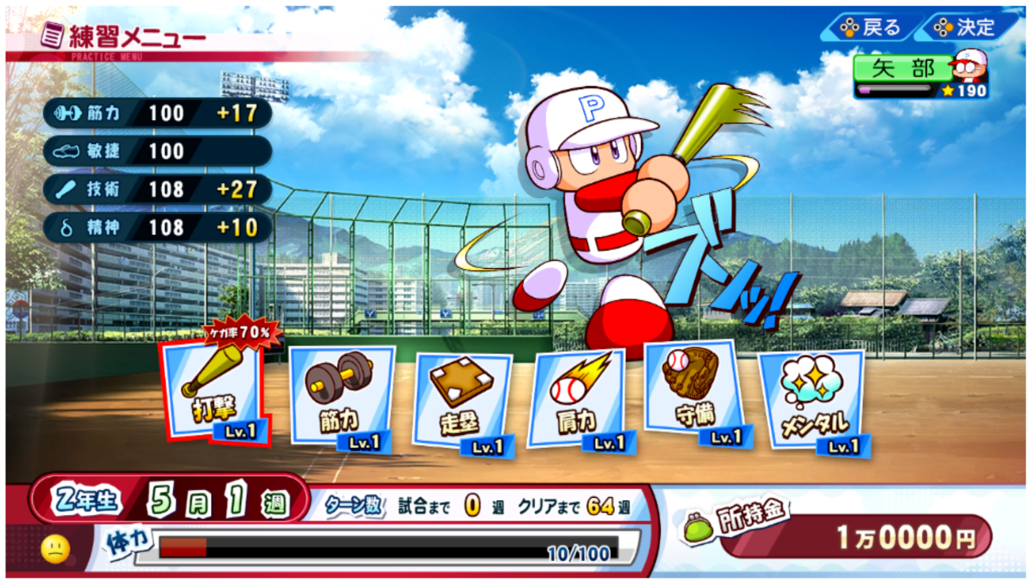 Batting practice with high injury chance