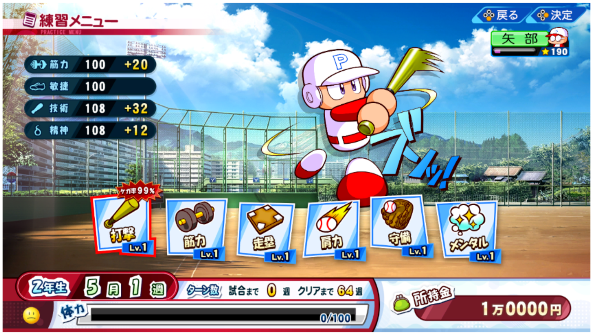Batting practice with a high rate of injury