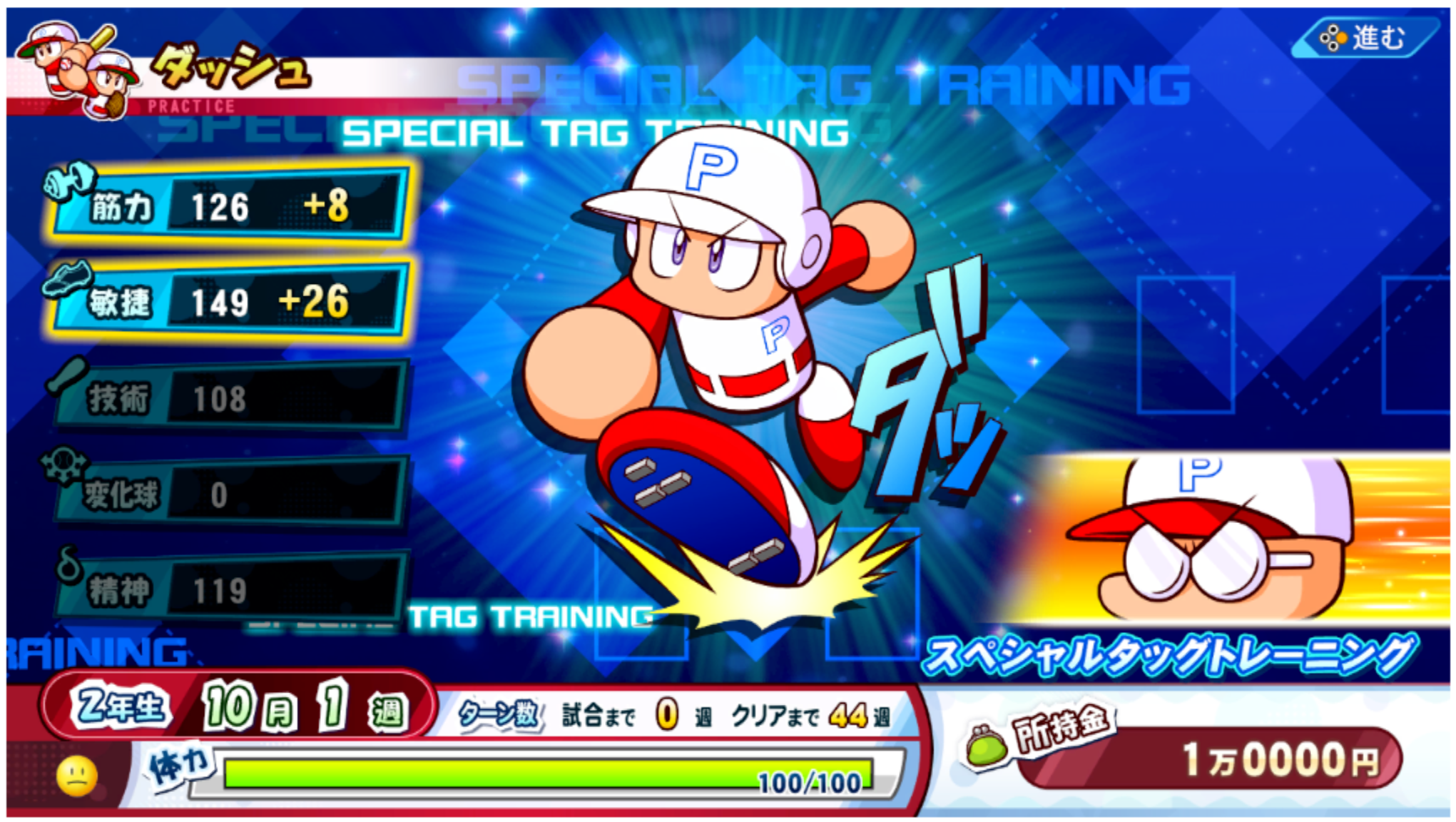 Special Tag Training screen highlighted